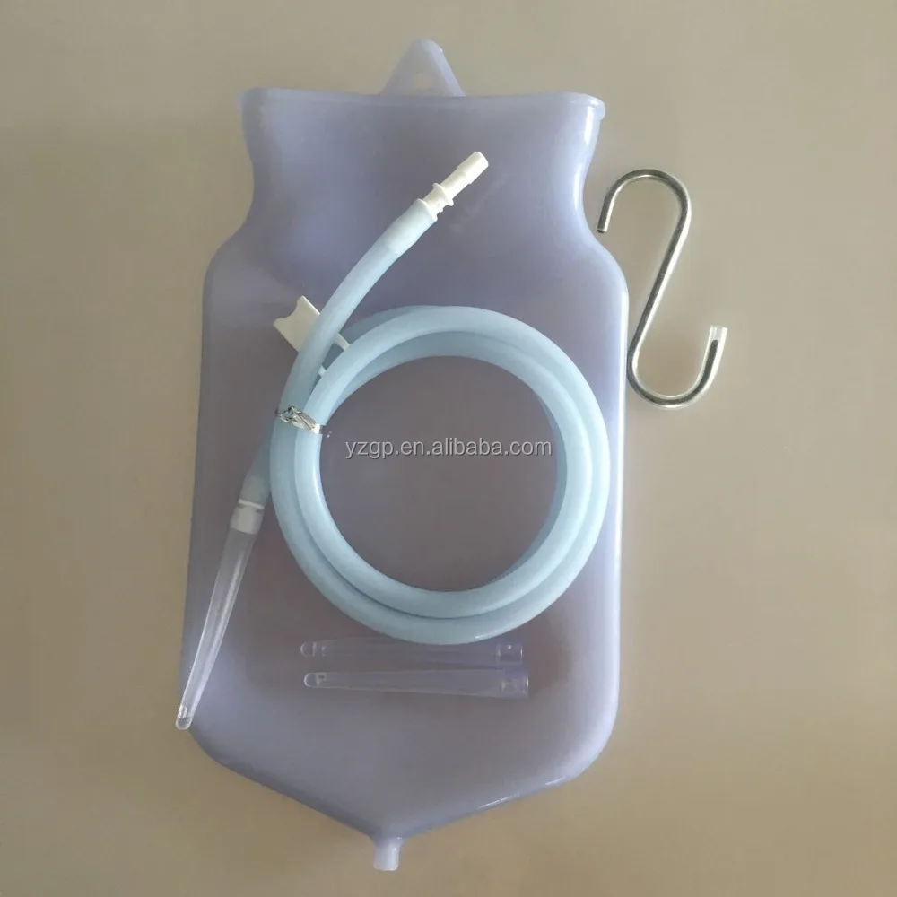 Многоразовый силиконовый клизматический пакет, набор клизмы, Очищающий пакет