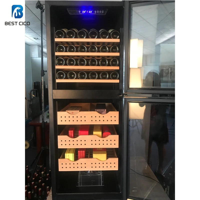 Cigar Stand Large Capacity Wooden Electrical Cigar Humidors High-End Humidor