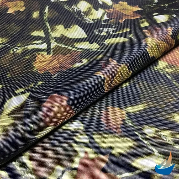 Most popular products Forest Camouflage Printed Oxford PVC Coating Fabric