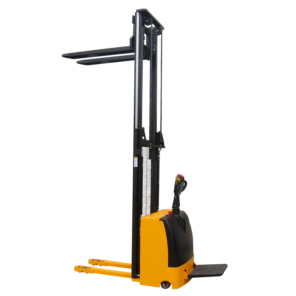 full  Electric Forklift Truck power propelled electric stacker
