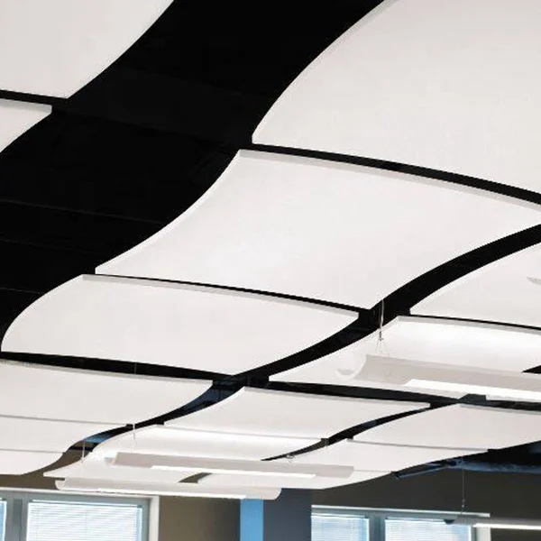 Sound insulation 30mm drop acoustic panel ceiling tiles 2x4