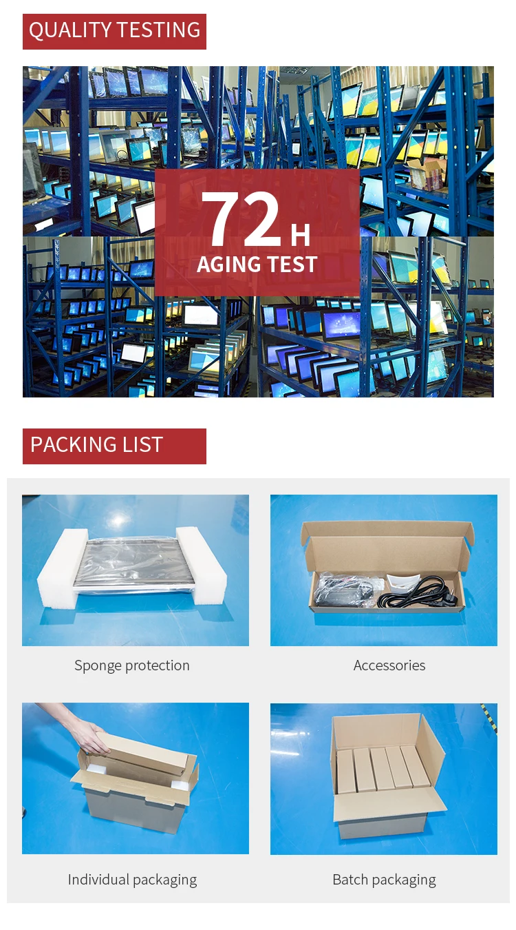 W7 touch screen monitor smart health care display