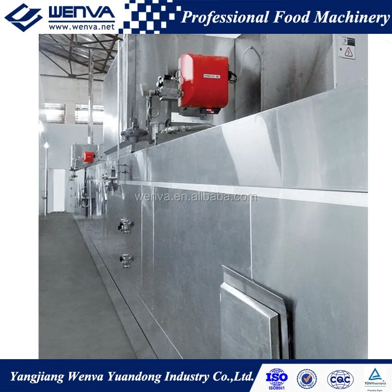 PLC Controlled Tunnel Baking Oven For Biscuit Factory