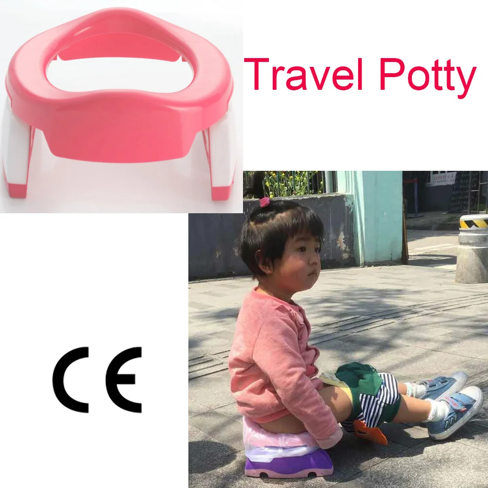 CE with food grade plastic for both Kids Baby Toilet Training Seat Chair Trainer Toddler Toilet Urinal Emergency baby potty seat