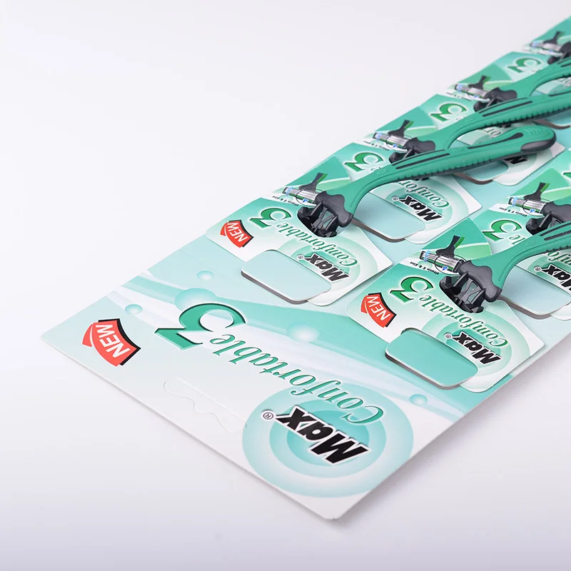 Razor Blade Shaving Razor Display card package