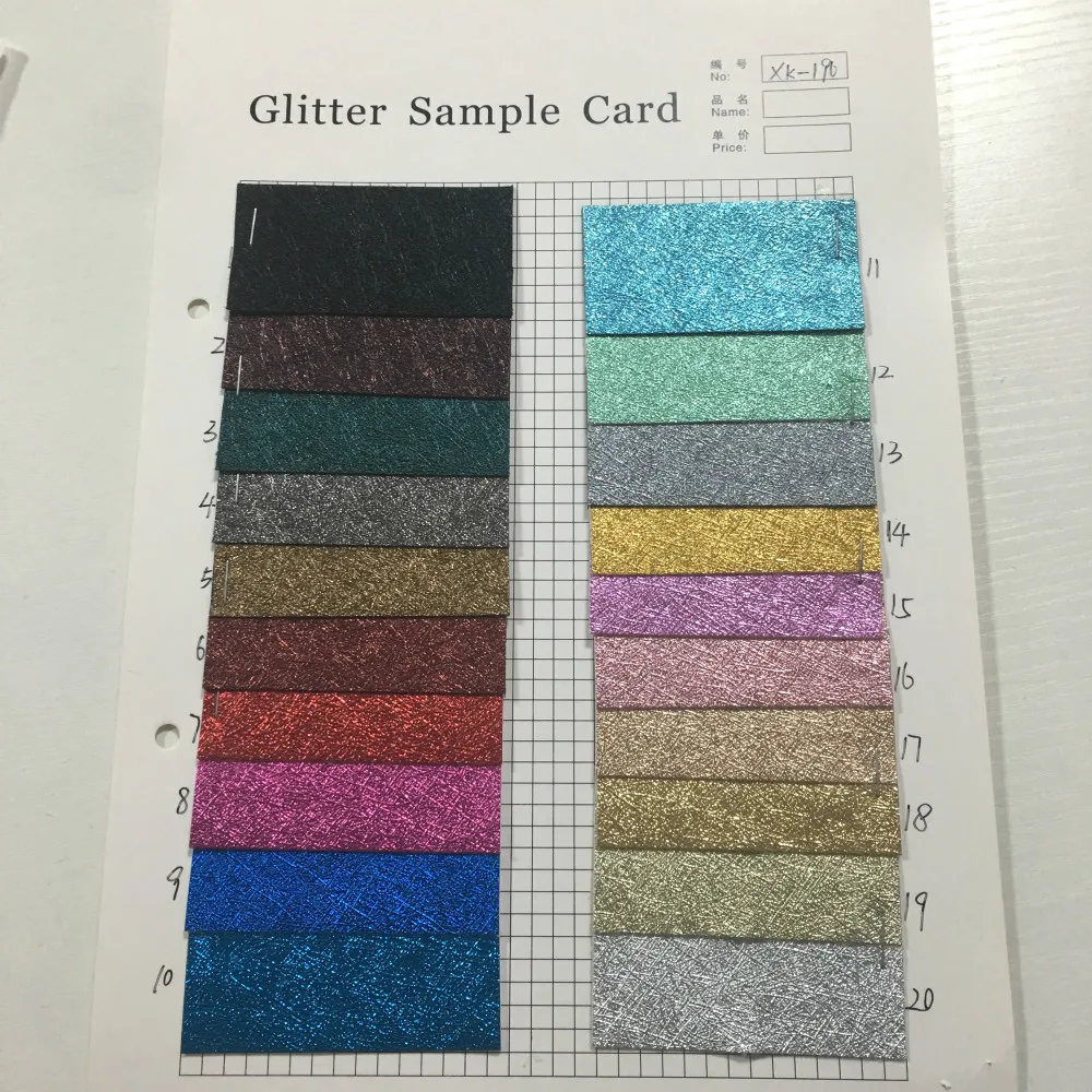 new arrival wholesale glitter pu synthetic leather for ladies handbags and shoes