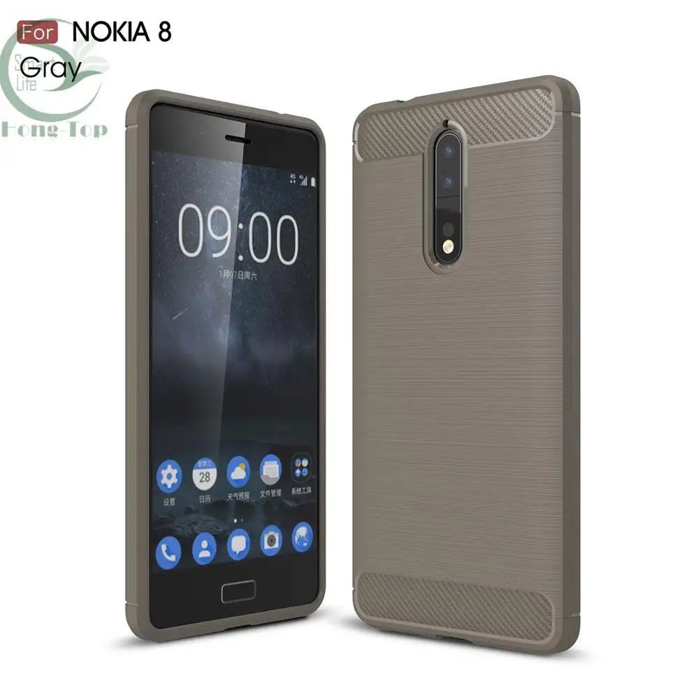 Soft TPU back cover anti explosion phone case for Nokia 8