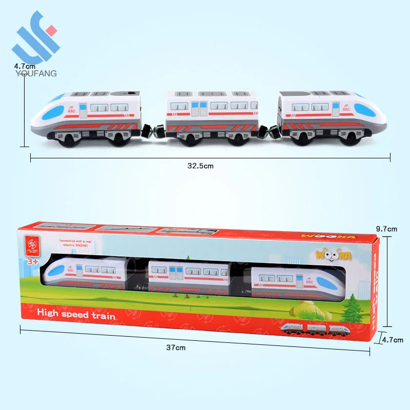 YF-Z8011-12 Children funny high speed car model railroad toys plastic electric bullet train toy