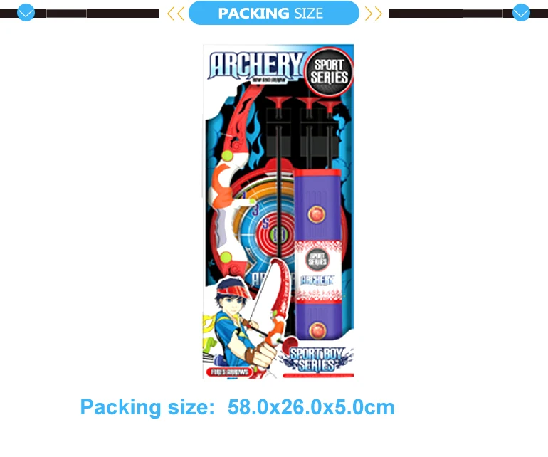 Children toy set plastic bow and arrow for kids