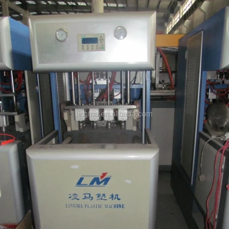 
Полуавтоматический ПЭТ вентилятор с 4 полосами/машина для производства пластиковых ПЭТ бутылок для воды 