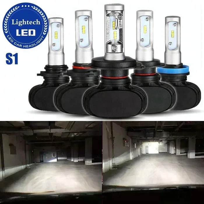 Fanless 36W CSP S1 LED Headlight 9004 9007 H1 hb2 9005 9006 H7 H4 Luces LED