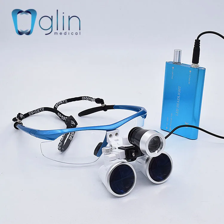 Factory Price Dental Loupes Video Recording Loupes With Light Binocular Loupes