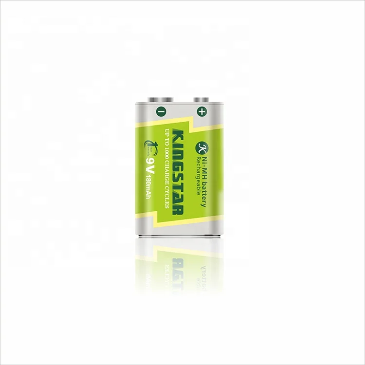 High Capacity 9V 180mAh Ni-MH Rechargeable Battery Pack/ Prismatic Ni-MH batteries for Electric Toy/Sweeper