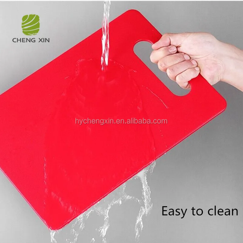 hot sale BPA free classic fruit vegetable Plastic kitchen butcher block poly cutting board