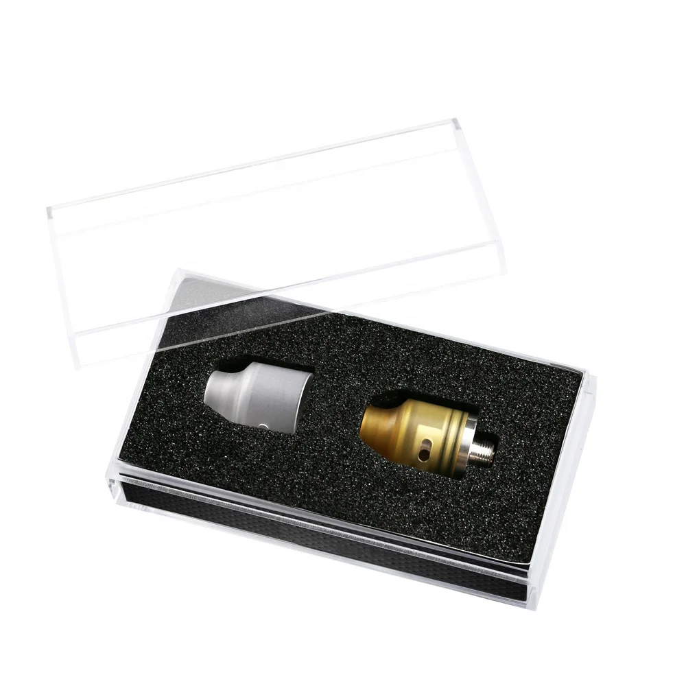 
Tiny RDA Tank with PEI drip tip PCTG drip tip E-cigarette Rebuildable Dripping Atomizer 