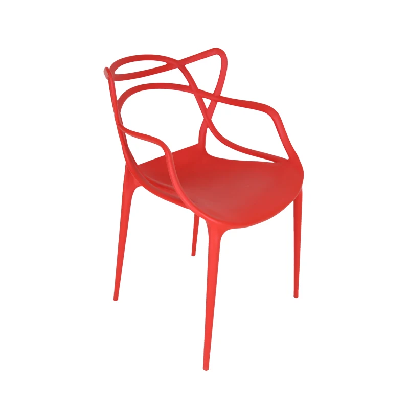 
China Manufacturer Custom Multi-Colored PP Stackable Restaurant Modern Garden Plastic Chair 
