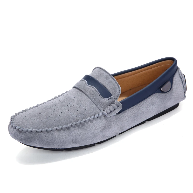 Men Soft suede moccasin Driving Loafers leather moccasin shoe comfort casual shoe