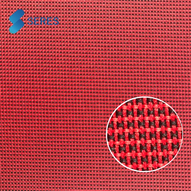 100%  two tone 400D polyester oxford fabric with PVC coating for beach chair
