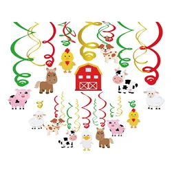 Смешная ферма HUANCAI с тематикой вечеринки в честь Дня Рождения, оптовая продажа, праздничные украшения и принадлежности с животными на ферме