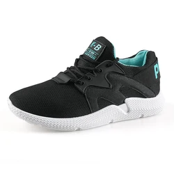 Плоская сетчатая Тканевая обувь со шнуровкой, женская повседневная спортивная обувь