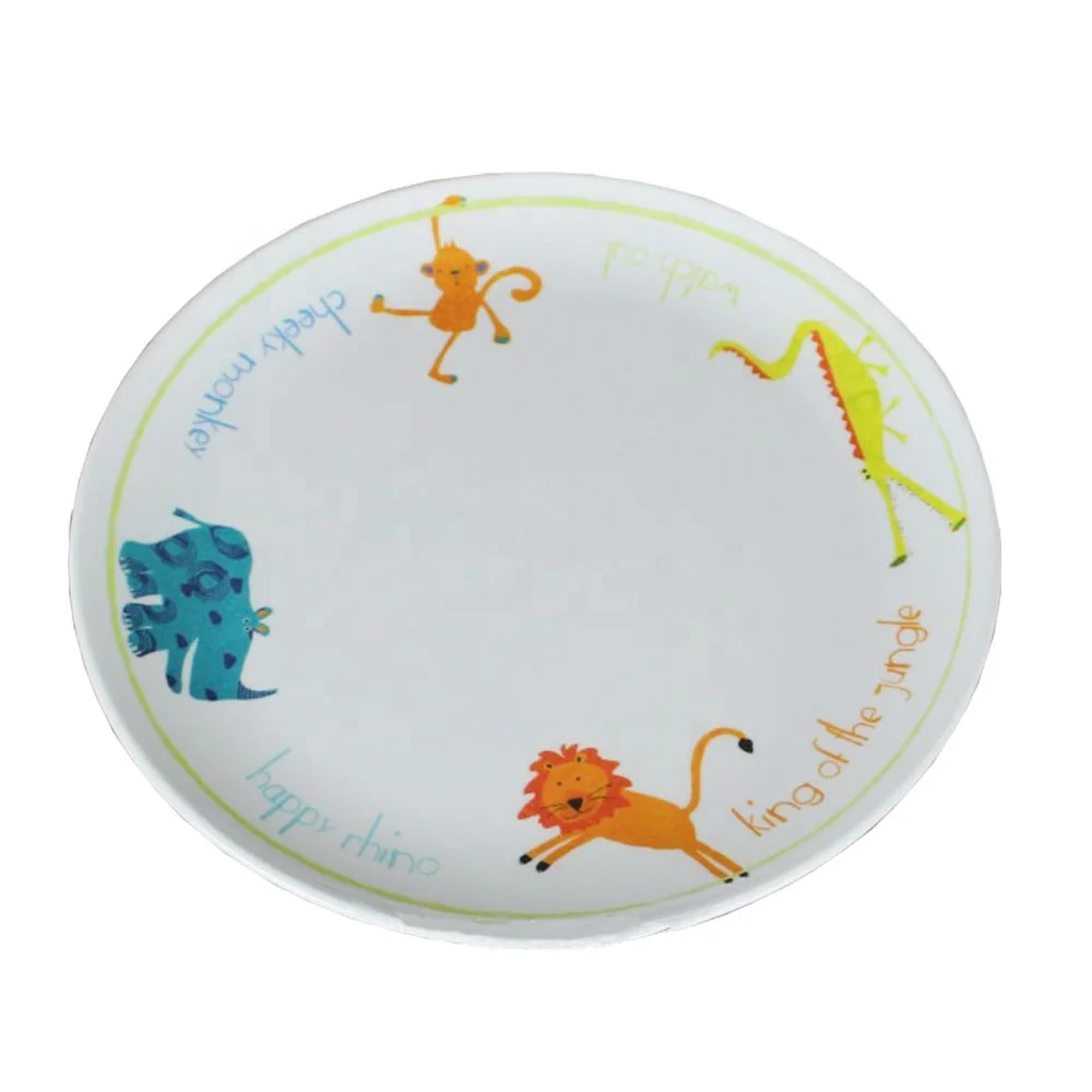 Домашние товары, популярные продажи, наборы посуды с индивидуальным принтом, меламиновые тарелки, посуда