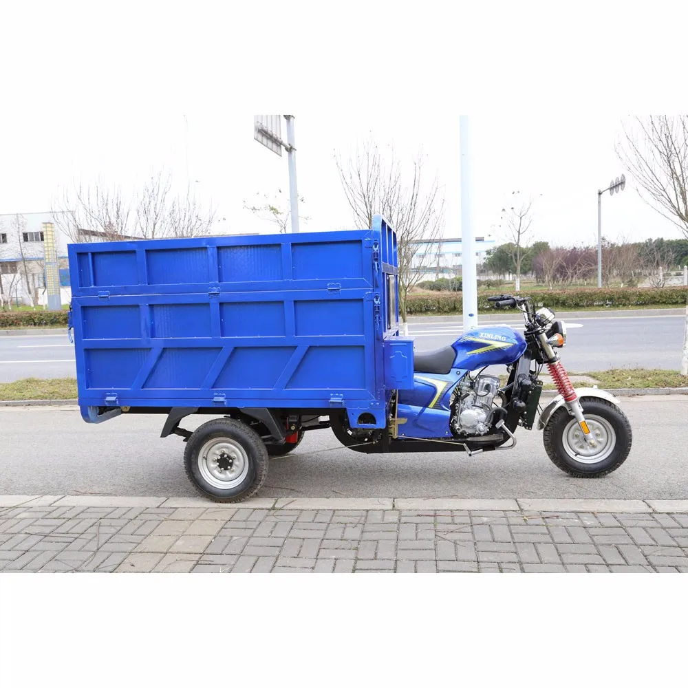 high-capacity garbage truck tricycle gasoline cargo tricycle