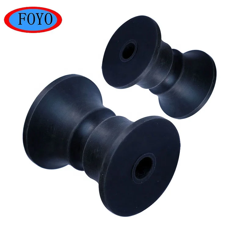 China black yacht nylon boat trailer bow roller for marine boats