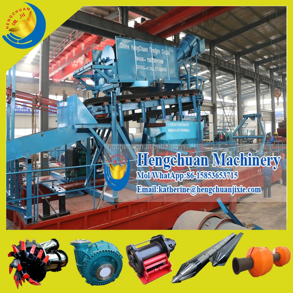 High Efficient China Cutter Head Diamond Mining Dredge for Sale