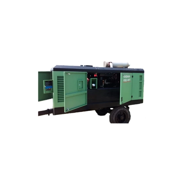 
 Низкая цена, дизельный винтовой воздушный компрессор KSZJ-18/17(1.7mpa/18m3), специально для буровой установки водяных скважин  