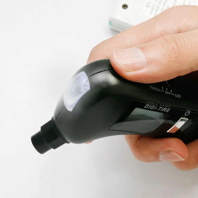 
Car digital tire low pressure gauge with lighting 
