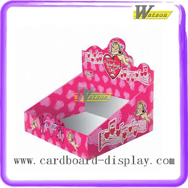 
Love design PDQ display corrugated paper box for books 