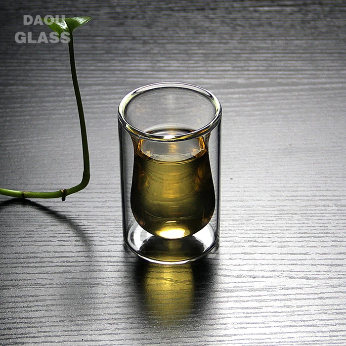 
double wall glass coffee cup 