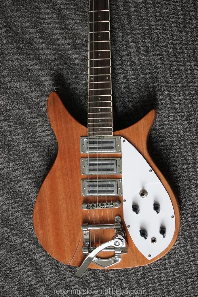 Weifang Rebon 6 String tremolo ricken 325 Electric Guitar/electrica Guitarra with floyd rose bridge