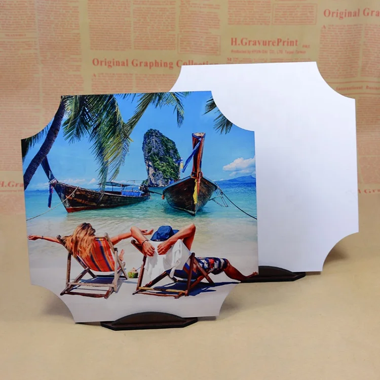 High definition printing blank sublimation picture frame wall desktop table photo frame