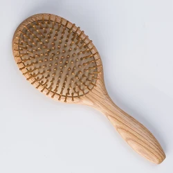 bamboo hair brush set cheap magic cushion wood brush with massage scalp needle for women beauty care  ningbo factory