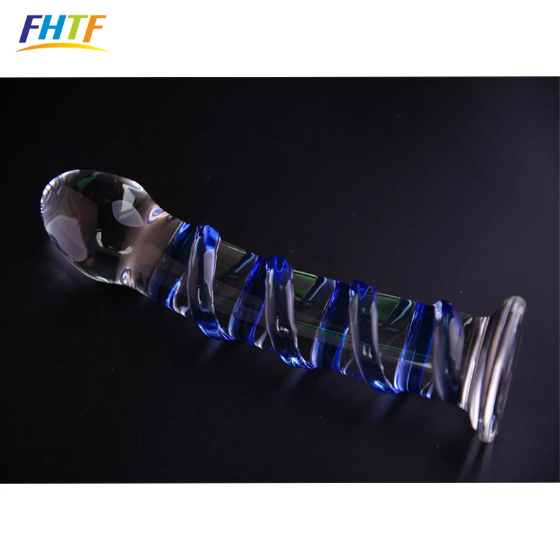 Adult Sex Toys Anal vaginal plug Penis Glass Dildo for Female Masturbation