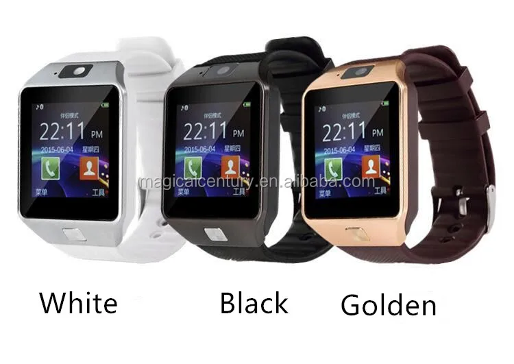 Manufacturing custom Mobile Watch Phones cheap Step motion meter smart watch dz09 for android