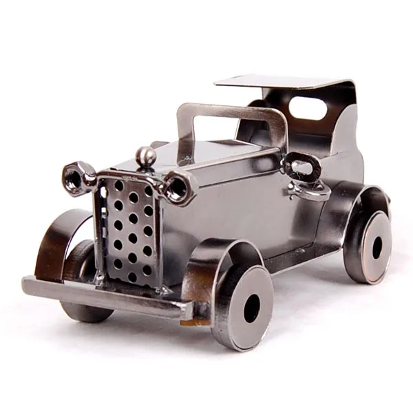 Mettle Iron Retro Car Models European Home Furnishing Decoration Antique Handicrafts