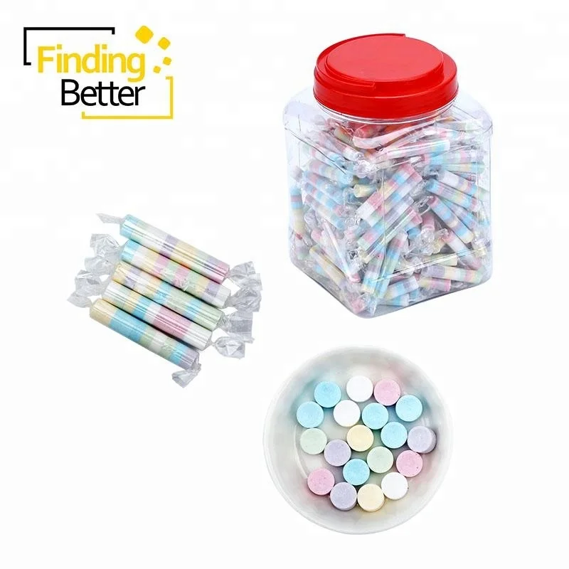 Kosher Fruity Twist Pressed Tablet Candy Colored Roll Hard Press Candy