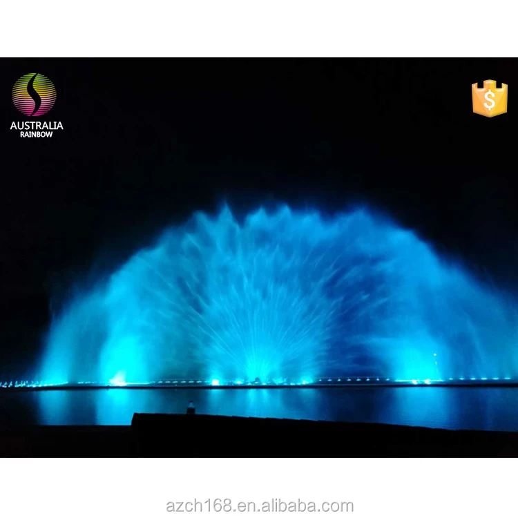 India 30000 Lumens Projector Water Screen Movie Fountain Show With Full Colors Laser