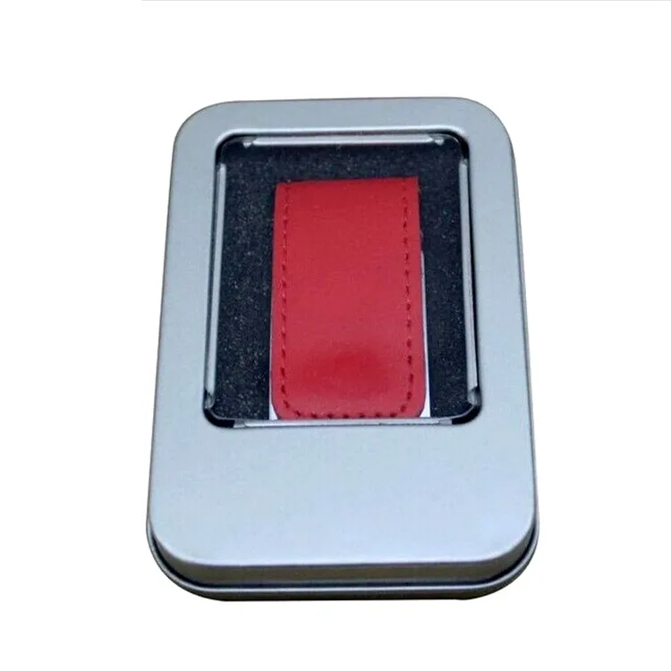 USB Flash Drive Pen Drive Special Gift Usb2.0 Creative 5 Colour Shell Leather 4GB 8GB 16G 32GB USB 2.0 Customized OEM Logo