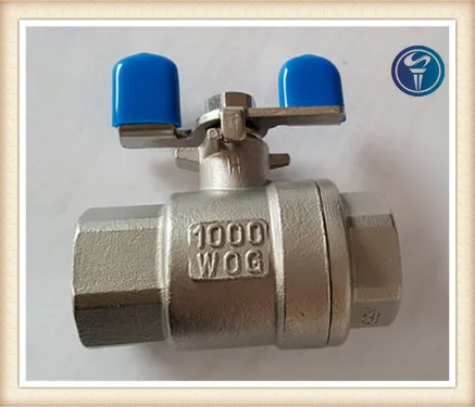 Stainless steel 2pc ball valve