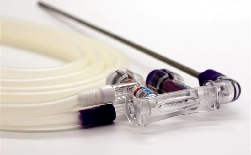 Two purposes Disposable Surgical Laparoscopic suction irrigation with tube CE ISO