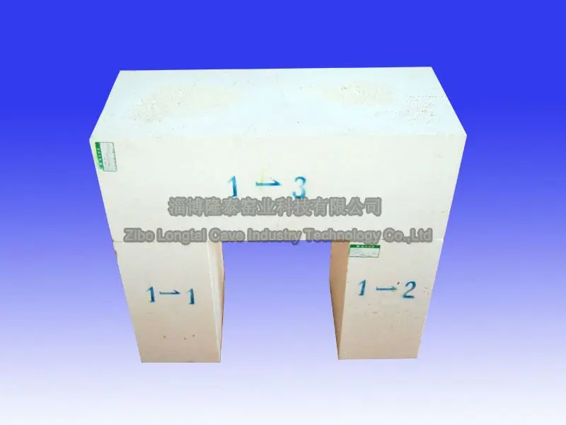 плавленый азс огнеупорного кирпича для стекловаренной и силикат натрия печи