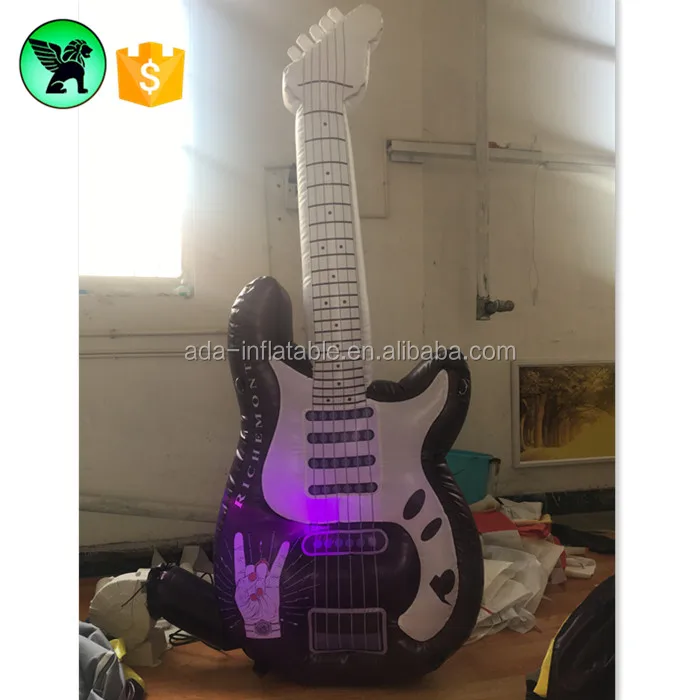 2m Guitar Inflatable Customized Giant Inflatable Instruments Replica For Promotional A2243