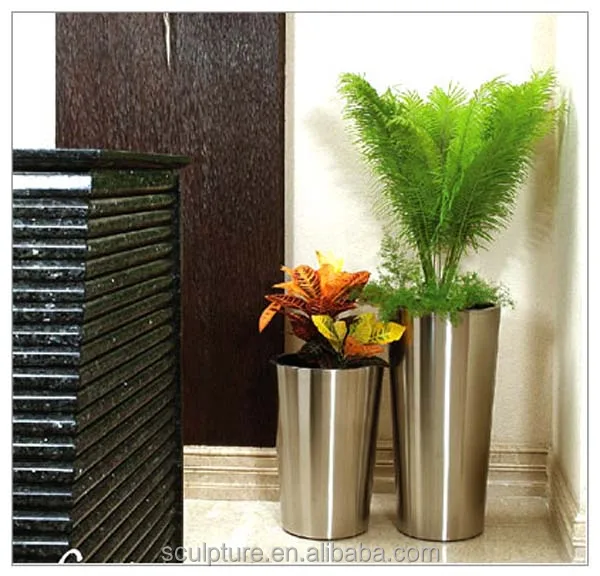 Новинка 2016, современный садовый цветочный горшок из нержавеющей стали 304, современный цветочный горшок, украшение для дома