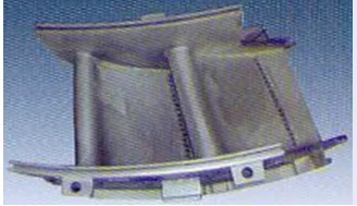 Направляющие лопатки 1-ой ступенидля газотурбины SGT-100