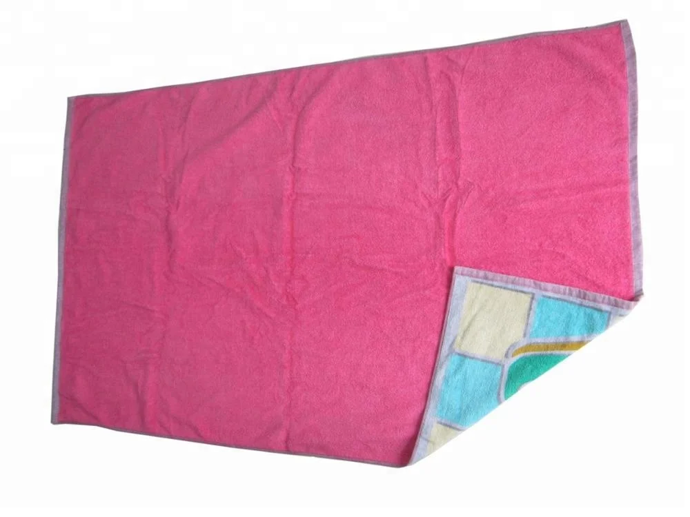 Big Custom Brand Double sided printing cotton beach towel