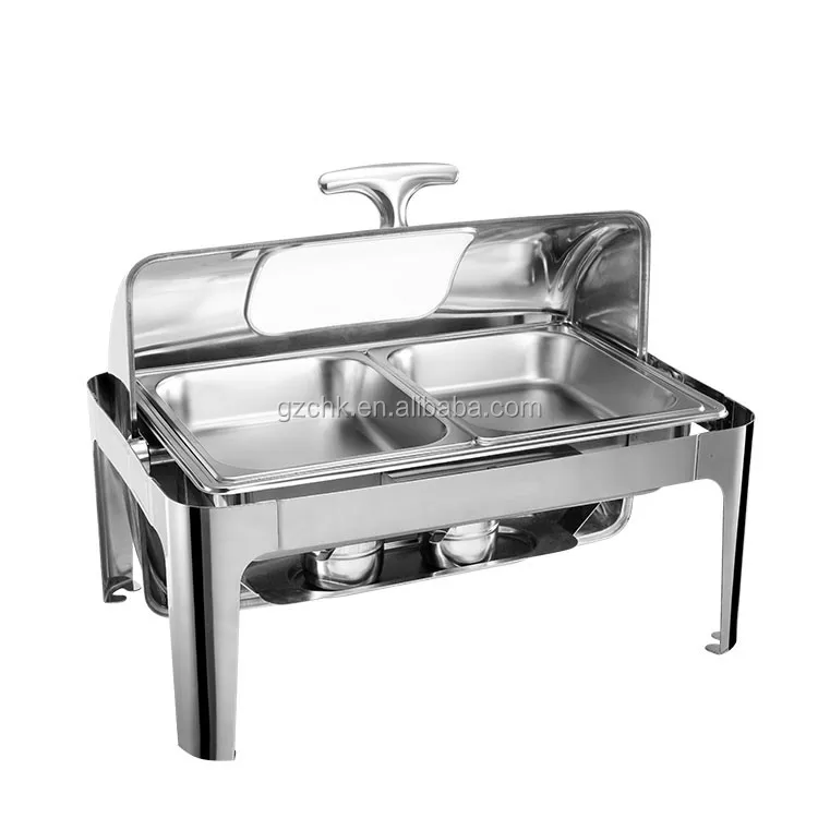 Banquet chafing dish with 2 pcs GN pan