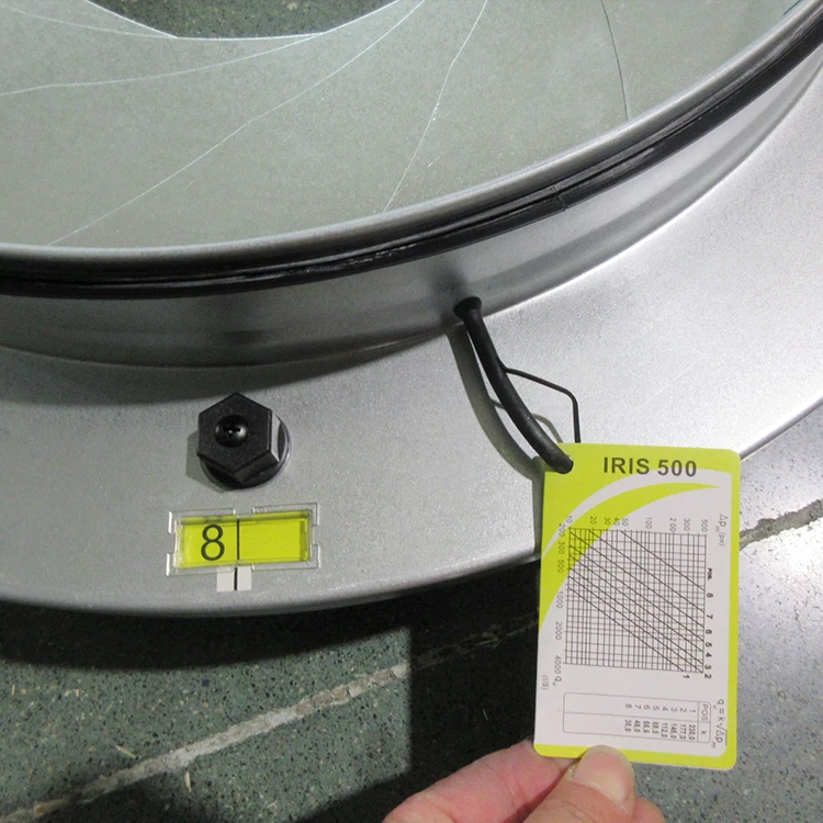 Galvanized Steel Air volume control damper IRIS Damper full sizes 80mm-800mm